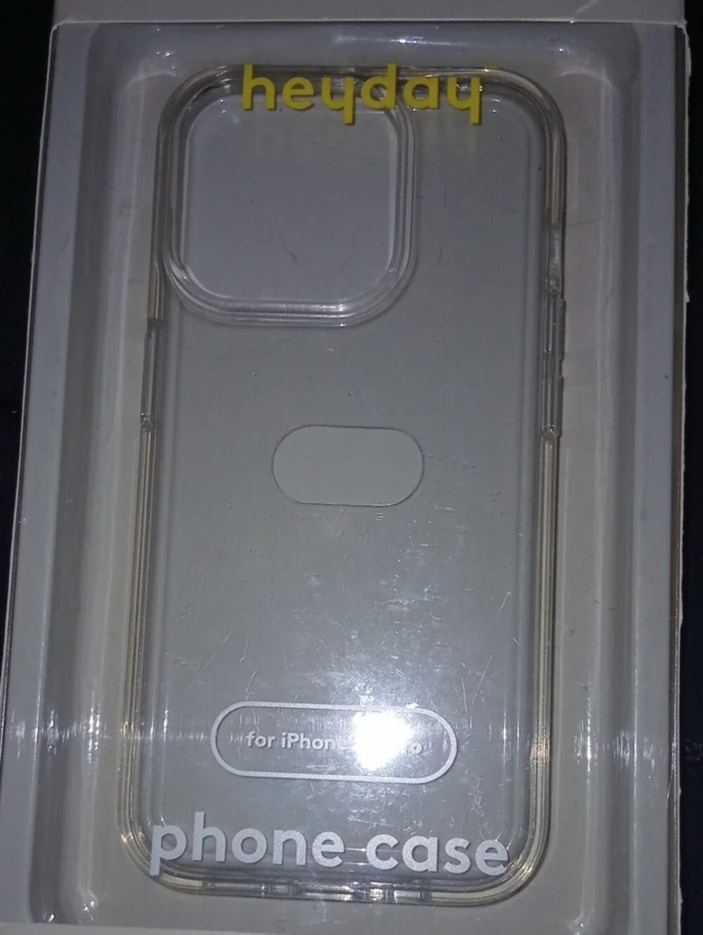 heyday Transparent Clear Phone Case for iPhone 15 Pro